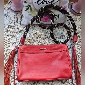 Rebecca Minkoff Mini MAC Crossbody Fire Engine Red NWT